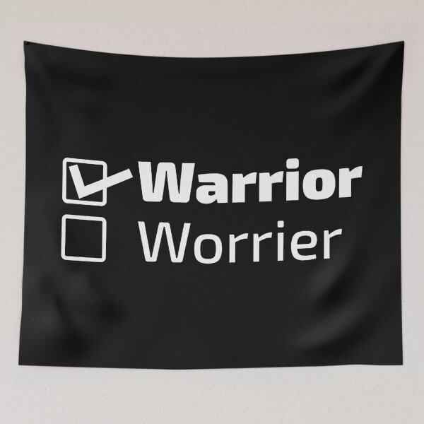 Item preview, Warrior, Not a worrier designed and sold by MerchHouse.