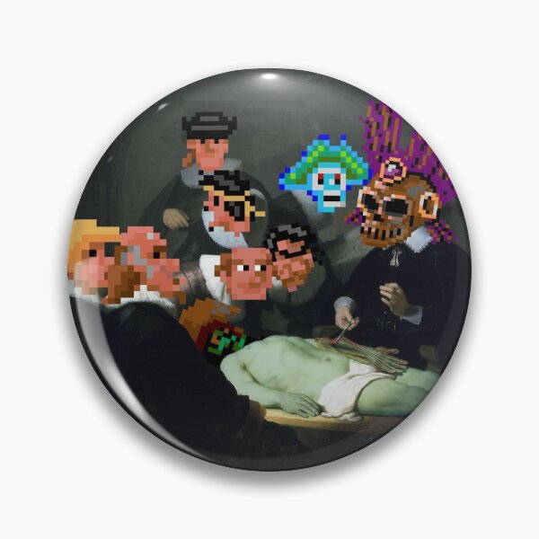 Item preview, Voodoo Master's Anatomy Lesson (Monkey Island X Rembrandt) - Clothing, gadgets & face masks designed and sold by spegnilcomputer.