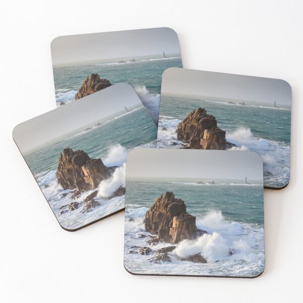 Item preview, Towards Longships Lighthouse (Land's End) designed and sold by bitm2007.