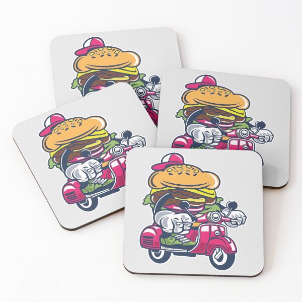 Item preview, Burger Scooter designed and sold by cartoonbug.