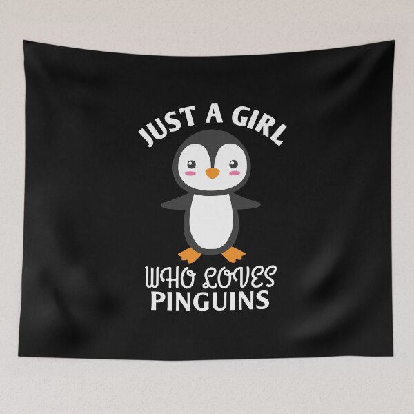 Item preview, Just A Girl Who Loves Pinguins designed and sold by jozefds.