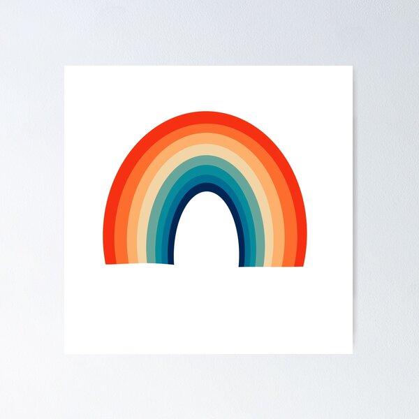 Item preview, retro rainbow design designed and sold by Natihecker.