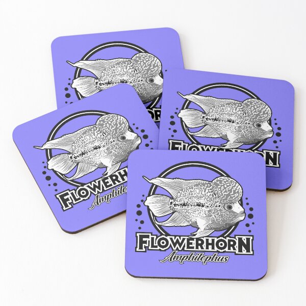 Item preview, Flowerhorn Cichlid - Amphilophus Tropical Aquarium Fish b/w designed and sold by TheAplus.