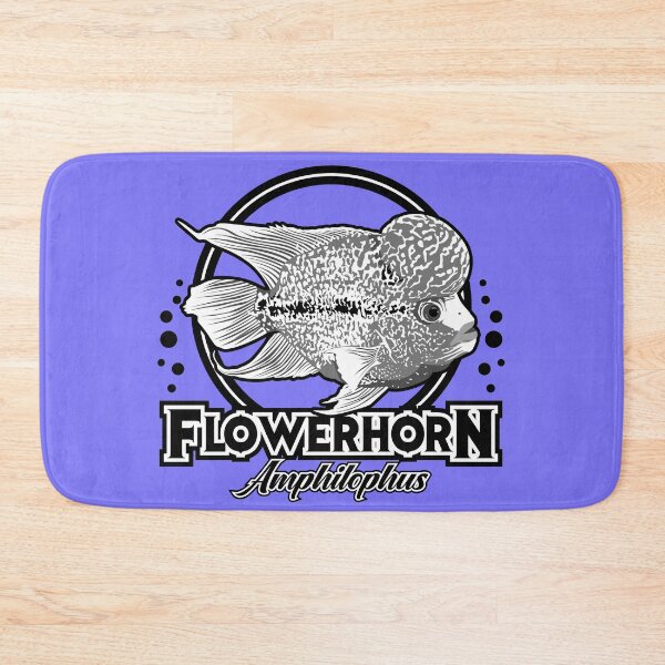 Item preview, Flowerhorn Cichlid - Amphilophus Tropical Aquarium Fish b/w designed and sold by TheAplus.