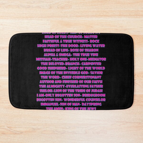 Item preview, Names of Jesus found in Scripture Typography designed and sold by Alondra.