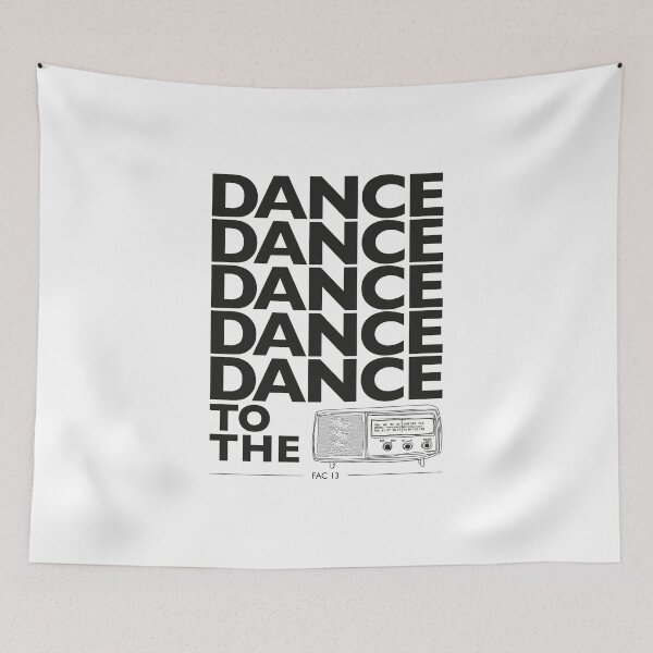 Item preview, Dance To The Radio (Black Graphic) designed and sold by BrownGFX.