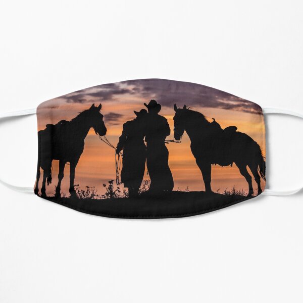Cowboy, Cowgirl Sunset Mask