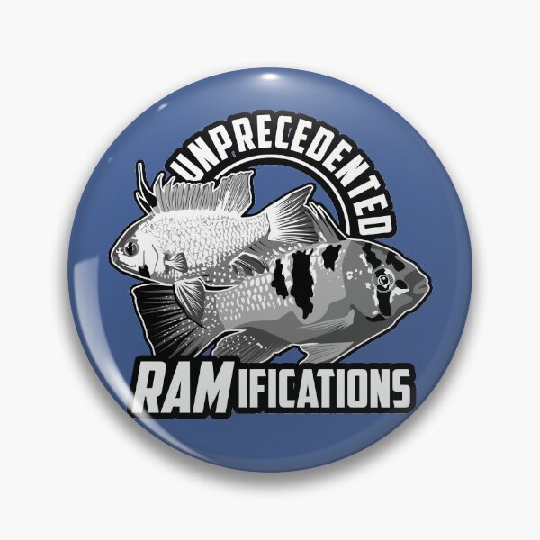 Item preview, German Blue Ram - Electric Mikrogeophagus ramirezi b/w designed and sold by TheAplus.