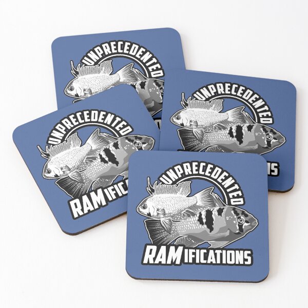 Item preview, German Blue Ram - Electric Mikrogeophagus ramirezi b/w designed and sold by TheAplus.
