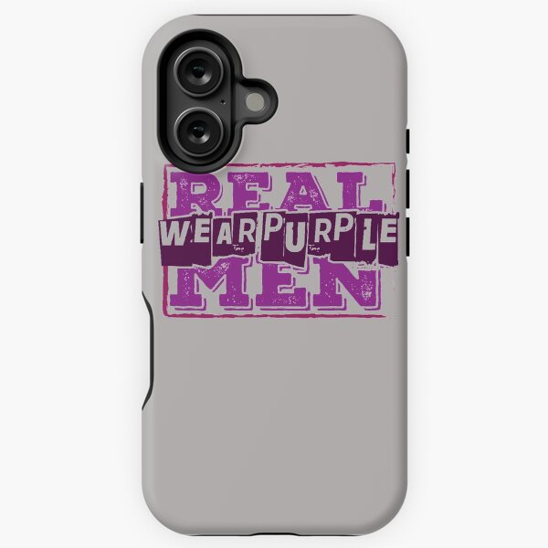 Item preview,  Real Men Wear Purple designed and sold by Schmuddelshirt.