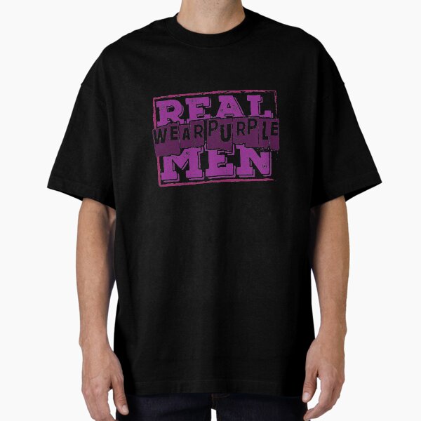 Item preview,  Real Men Wear Purple designed and sold by Schmuddelshirt.