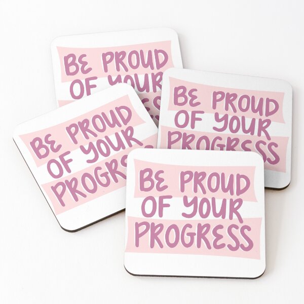 Item preview, “Be Proud of Your Progress” Motivational, Inspirational, Quote  designed and sold by MorganRenfro.
