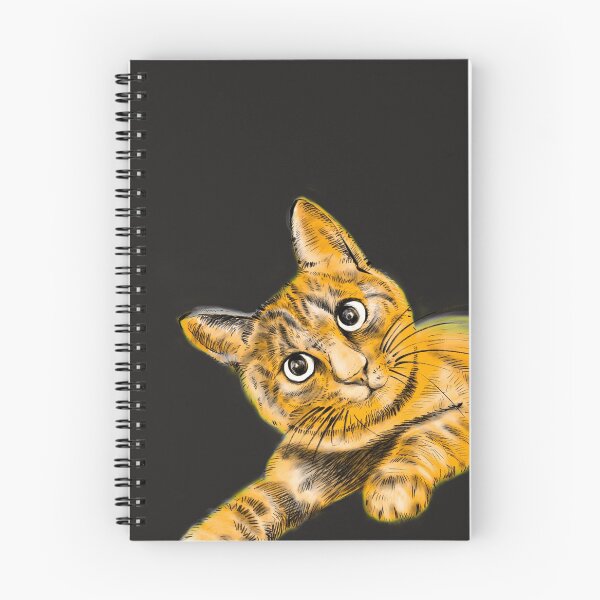 Item preview, Staring at You Cat Digital Illustration Graphic Art Image GC-078 designed and sold by GraphicCharms.
