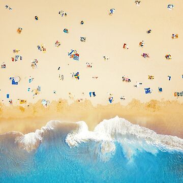 Artwork thumbnail, Beach Colours | Aerial Drone Photography by The-Drone-Man