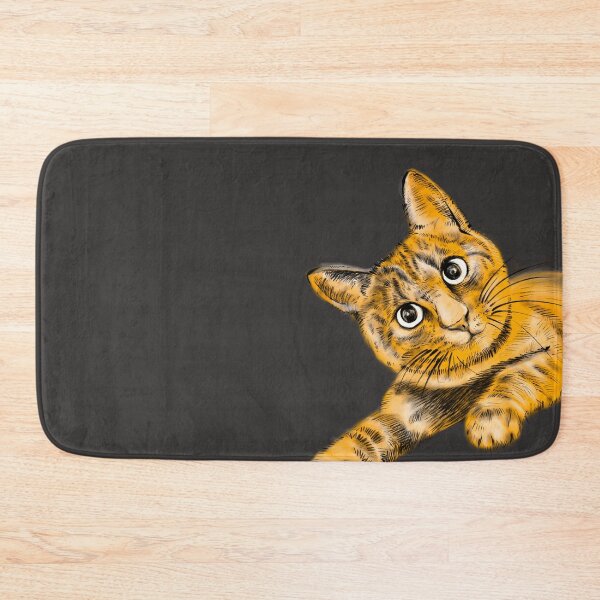 Item preview, Staring at You Cat Digital Illustration Graphic Art Image GC-078 designed and sold by GraphicCharms.