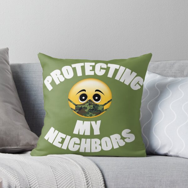 Item preview, Emoji With Face Mask - Protecting My Neighbors - Camouflage  designed and sold by Elsy's Art.