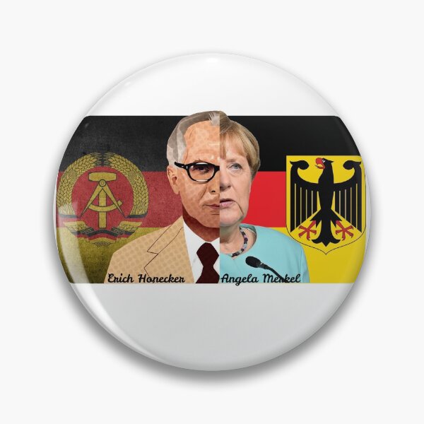 Item preview, Honecker GDR vs. Merkel FRG half portrait designed and sold by Oberlaender.