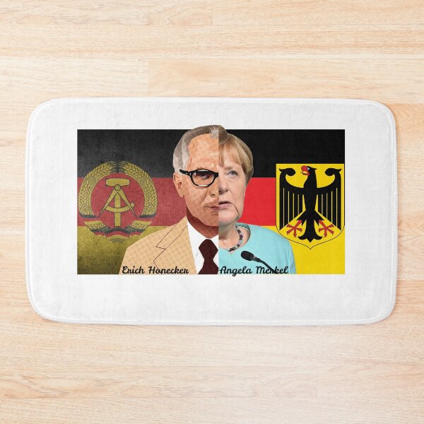 Item preview, Honecker GDR vs. Merkel FRG half portrait designed and sold by Oberlaender.