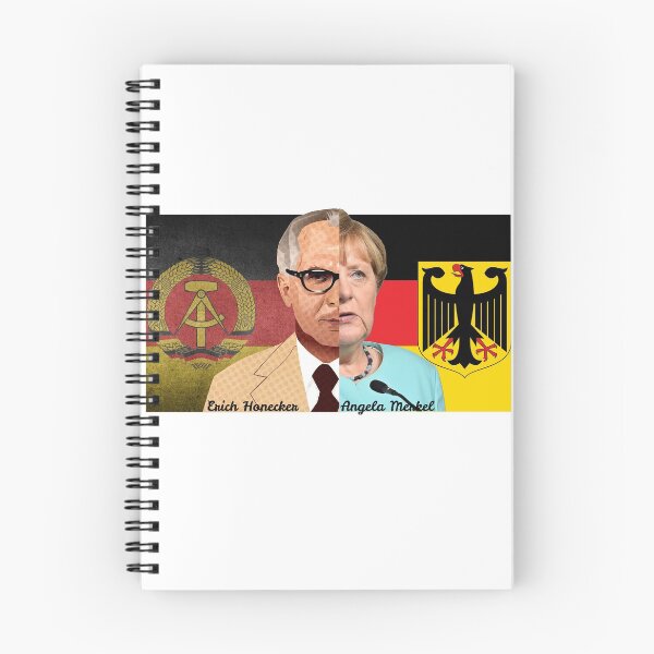 Item preview, Honecker GDR vs. Merkel FRG half portrait designed and sold by Oberlaender.