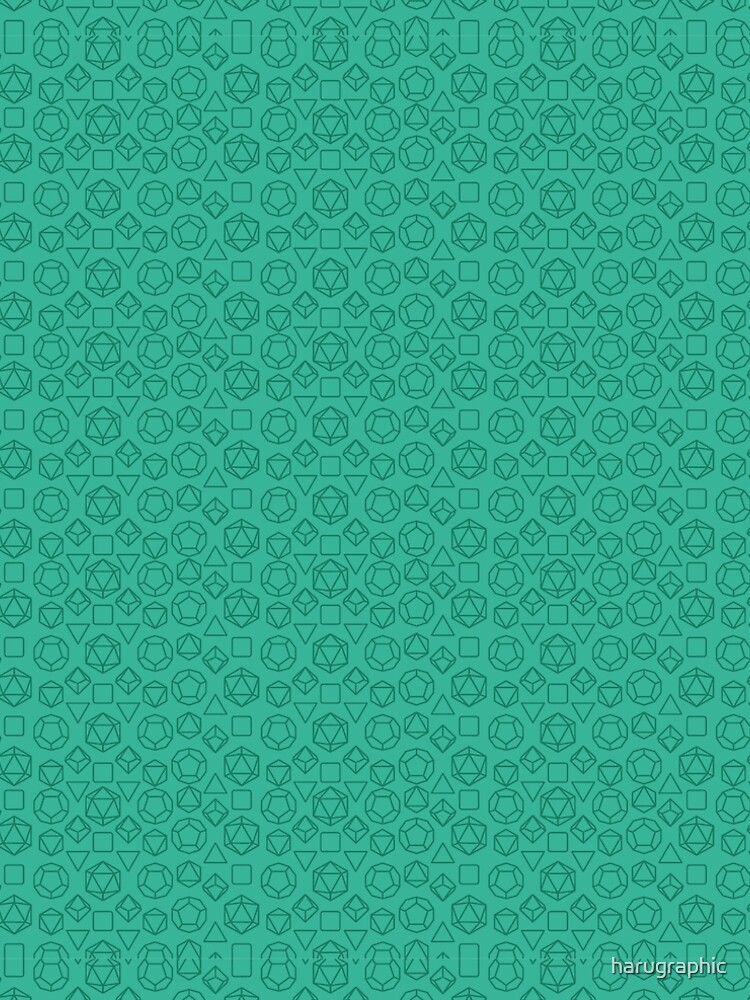 Green Dice - Pattern! by harugraphic