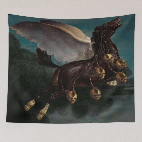 Item preview, PEGASUS IN THE BATTLE ⠀ designed and sold by Welderwings.