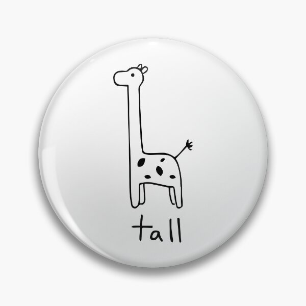 Item preview, Black and White Tall Giraffe designed and sold by primasart.