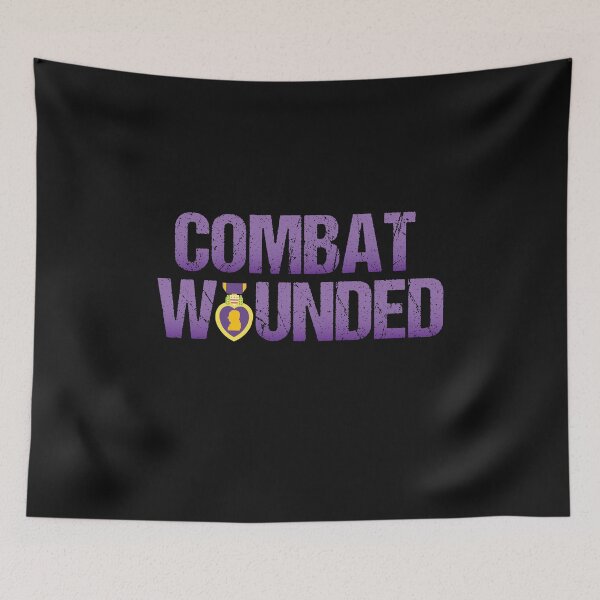 Aperçu de l'œuvre De vrais hommes portent des combats violets blessés créée et vendue par Schmuddelshirt.