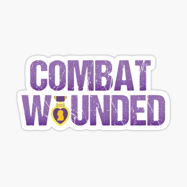 Item preview, Real Men Wear Purple Combat wounded designed and sold by Schmuddelshirt.