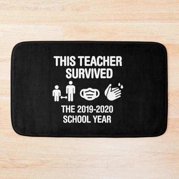 Item preview, This teacher survived the 2019 2020 school year  Corona Coronavirus teacher gift idea designed and sold by LaundryFactory.