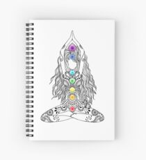 Yoga Om Chakras Achtsamkeits-Meditation Zen 1 Spiralblock