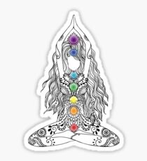 Yoga Om Chakras Mindfulness Meditation Zen 1 Sticker