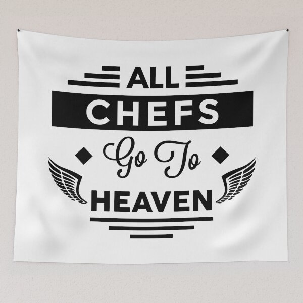 Item preview, All Chefs Go To Heaven designed and sold by TheArtism.