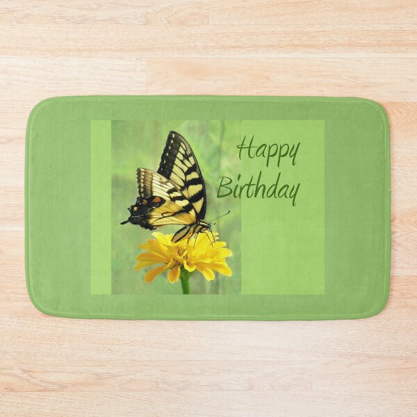 Item preview, Happy Birthday - Eastern Tiger Swallowtail Butterfly designed and sold by Jean Gregory Evans.