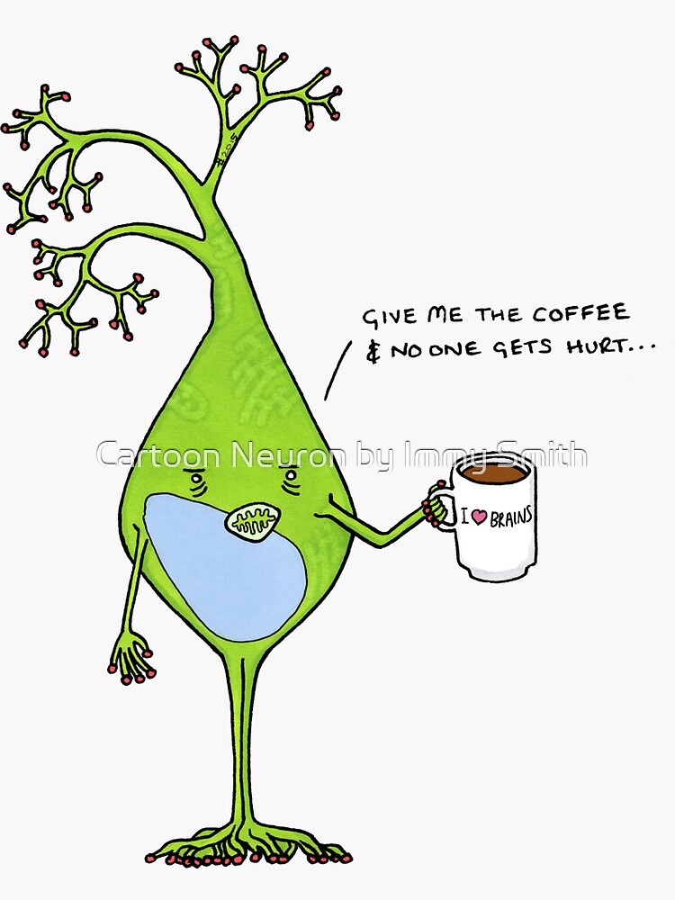Caffeinated neuron by Immy