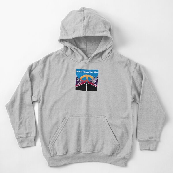Sunset Village Velo Club Kids Pullover Hoodie