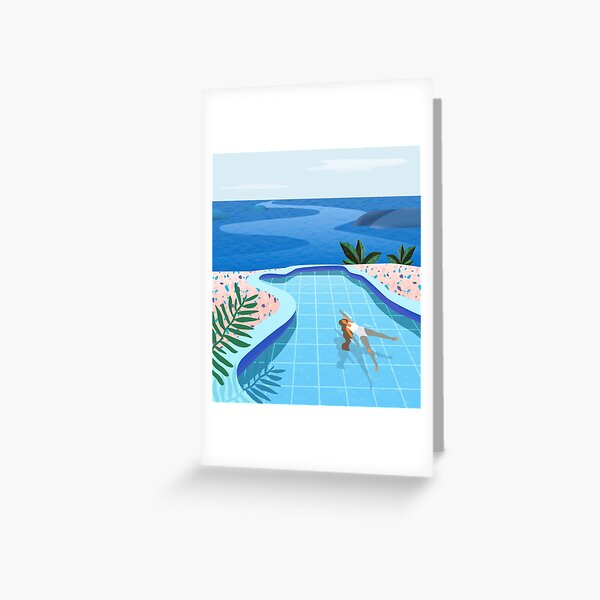 Item preview, Girl at pool designed and sold by Peya.