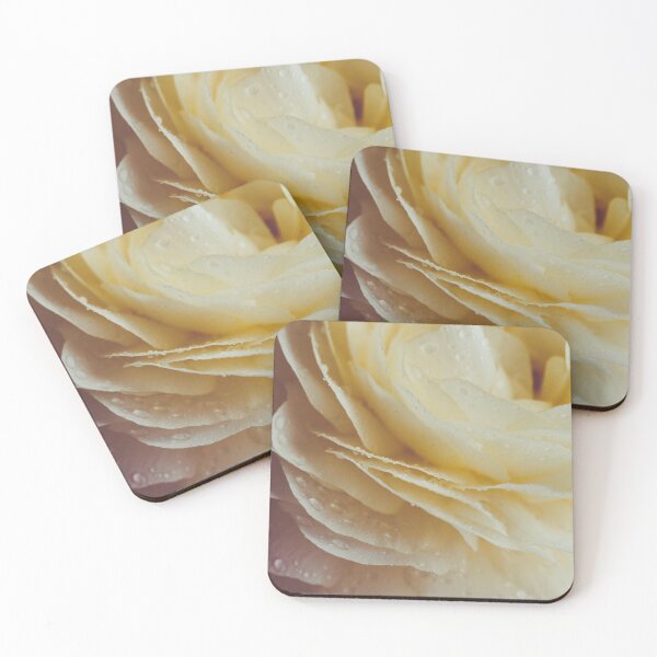 Item preview, White Flower Petals with Raindrops designed and sold by prettypetal.