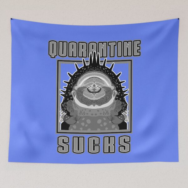Item preview, Quarantine Sucks - Suckermouth Pleco Ancistrus Aquarium Fish b/w designed and sold by TheAplus.