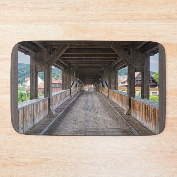 Item preview, On the Wooden Covered Bridge designed and sold by Yair Karelic.