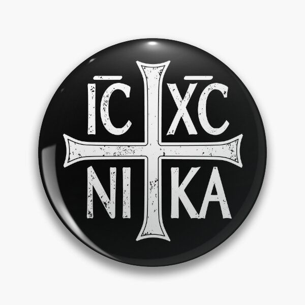Item preview, IC XC NI KA Jesus Christogram Cross Orthodox Eastern Christian Graphic designed and sold by h44k0n.