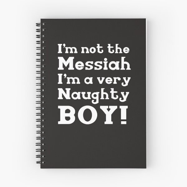 Artikelvorschau, Funny I'm Not The Messiah I'm A Very Naughty Boy Shirt entworfen und verkauft von redbehren.