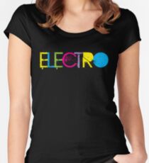 ELECTRO Women's Fitted Scoop T-Shirt