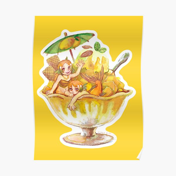 Goldfish Mango Ice Poster