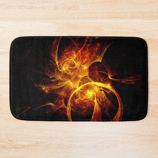Item preview, Flames on black background designed and sold by philippe souvy.