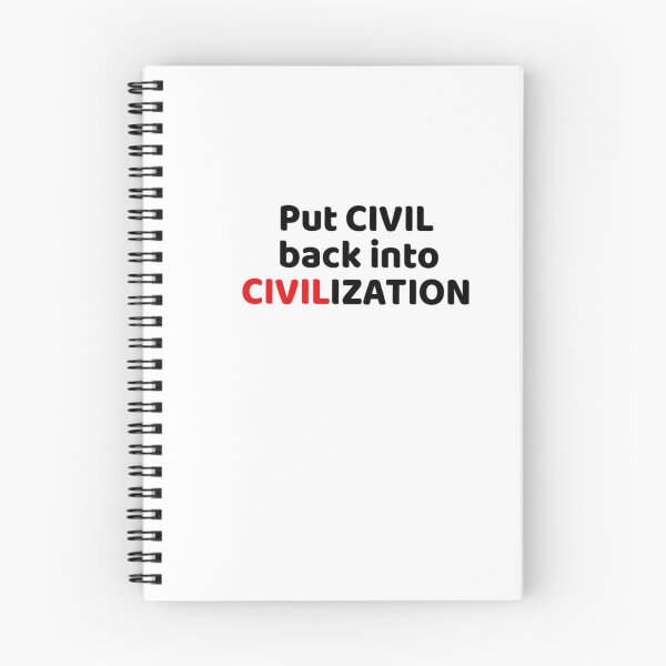 Item preview, Put CIVIL Back into CIVILization designed and sold by seize39.