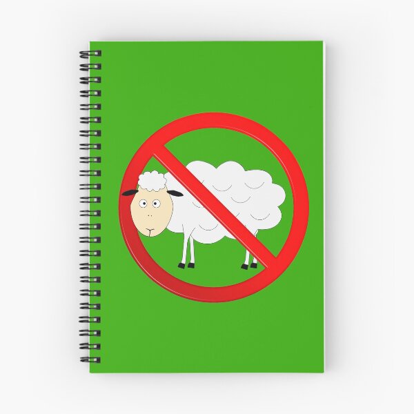 Item preview, Sheep Not Allowed Sign designed and sold by MarkUK97.
