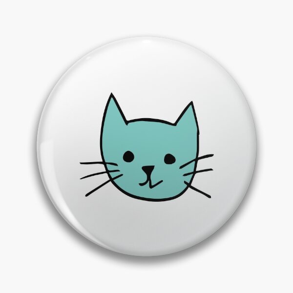 Item preview, Turquoise Cute Cat designed and sold by primasart.