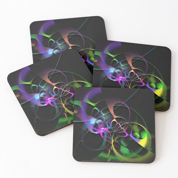 Item preview, Metallic colors on black background designed and sold by philippe souvy.