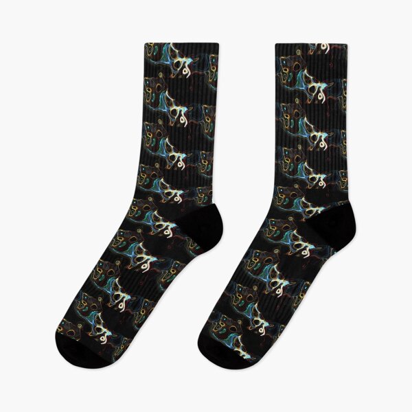 Item preview, Metallic colors on black background designed and sold by philippe souvy.