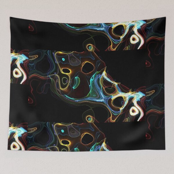 Item preview, Metallic colors on black background designed and sold by philippe souvy.